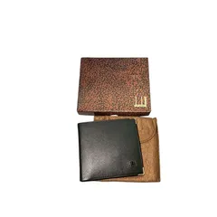 【未使用級】dunhill ダンヒル 二つ折り財布 札入れ ゴールド金具 箱付き
