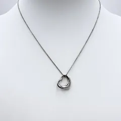 TIFFANY & Co.（ティファニー）エルサ・ペレッティ オープン ハート ペンダント ネックレス シルバー