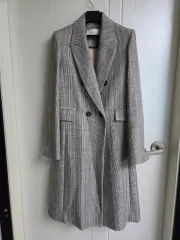 THE IZZAT ザアイザット CHECK チェック LONG ロングコート