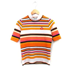 ルコックスポルティフ le coq sportif カットソー Tシャツ 半袖 ボーダー M マルチカラー /KT28