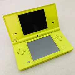 【ジャンク品】ニンテンドー DSi 本体 ライムグリーン  TWL-001 DSハード 黄色 黄緑 任天堂 Nintendo DU7