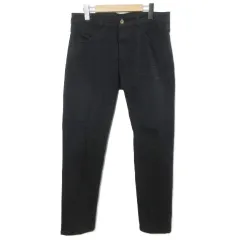 ビームスハート BEAMS HEART ジーンズ 5ポケット ストレッチデニム パンツ テーパード M 黒 ブラック /X