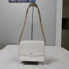 トリーバーチ 白 チェーン クロスバック