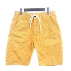 オアスロウ orslow ハーフパンツ ショーツ 無地 ジッパーフライ コットン 黄 イエロー 1 ■FFのサムネイル