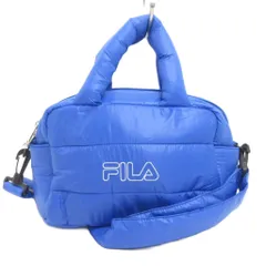 フィラ FILA ショルダーバッグ ハンド 斜め掛け ロゴ 青 ブルー 鞄