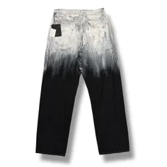 参考上代66000円 未使用 YOKE 24AW HAND PAINTED DENIM WIDE STRAIGHT PANTS ハンドペイントデニムパンツ ジーンズ ヨーク YK24FW0787P ブラック 3 （99078A）のサムネイル
