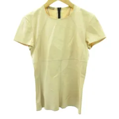 ボッテガヴェネタ BOTTEGA VENETA シルク カットソー Tシャツ ベージュ 半袖 38 約Mのサムネイル