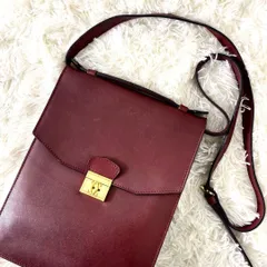カルティエ　Cartier ショルダーバッグ　マストライン　ボルドー　斜め掛け