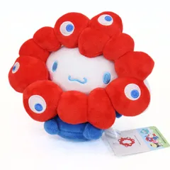 大阪関西万博 ミャクミャク ぬいぐるみ シナモロール コラボ 公式グッズ タグ付き 中古 T / 14110 HM