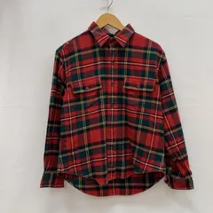 ラルフローレン エルボーパッチ チェック フランネルシャツ レディース M ISItems【USED】【古着】【中古】50152674