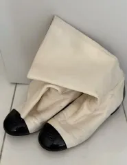 シャネル ミドル ブーツ 38 サイズ