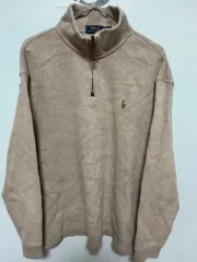 ポロ ラルフローレン ハーフネック ジップアップニット