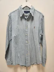 ポロ ラルフローレン スリムフィット L シャンブレーシャツ