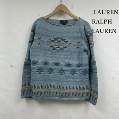 ローレンラルフローレン 90s ヴィンテージ ネイティブ リネン コットン  HAND KNIT ニット セーター レディース M ISItems【USED】【古着】【中古】50152709のサムネイル