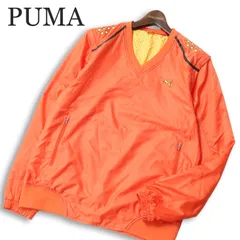 PUMA GOLF プーマ ゴルフ 秋冬 袖着脱可 裏起毛★ ウインドブレーカー プルオーバー トレーナー Sz.O メンズ 大きいサイズ