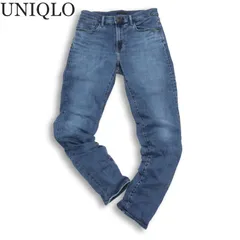 23AW★ UNIQLO ユニクロ 秋冬 USED加工 ヒートテック ウルトラ ストレッチ デニム パンツ ジーンズ Sz.30 メンズ