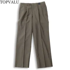 【新品 未使用】 TOPVALU トップバリュ イオン 通年 ウール混★ スラックス センタープレス パンツ Sz.88 メンズのサムネイル