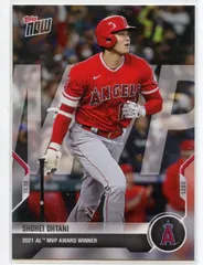 ［MLBトレーディングカード］ 大谷翔平 2021 Topps Now OS-40 Shohei Ohtani MVP初受賞記念カード