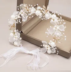 ヘッドドレス ティアラ カチューシャ キッズ 子供 フォーマル 発表会 結婚式 パーティー ドレス アクセサリー 上品 かわいい