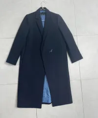 ネイビー ロング コート 55-66