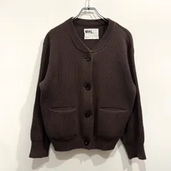 MHL. ROUGH COTTON CARDIGAN ラフコットン カーディガン ブラウン サイズ2【送料込み】のサムネイル