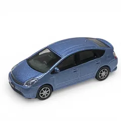 【ミニカー】トヨタ プリウス（20系／ブルーメタリック／ノベルティ／ダイキャスト）【ルース品／状態ランクA】