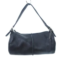 ビエンコ Bienco レザー ワンショルダーバッグ ハンドバック 筒形 黒 ブラック 1224