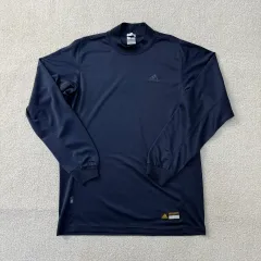 L adidas アディダス モクネック 機能性 長袖Tシャツ 0203T