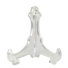 1個) 透明 日本製(S8 パネルスタンド 遺影額スタンド ウェルカムボード 色紙 イーゼル 額立て ・A3横置き可 （28cm~37cm程度のお皿用）B4縦置き可 S8皿立て わにぞう