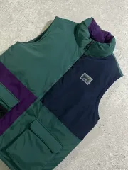 VANS カラーブロック ダウン ベスト