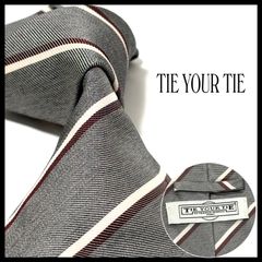TIE YOUR TIE URBAN RESEARCH ストライプネクタイ 黒 - メルカリ