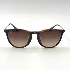 Ray-Ban エリカ プラスチック×メタル ブラウン サングラス