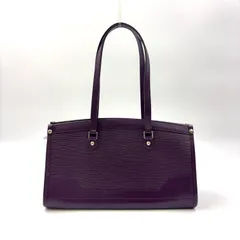 LOUIS VUITTON マドレーヌPM エピ エピ カシス レザー パープル ショルダーバッグ シルバー M5933K