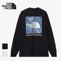 ザ・ノース・フェイス ロングスリーブTシャツ スクエアデジタルグラフィックティー ユニセックス THE NORTH FACE NT82545 L S SQUARE DIGITAL GRAPHIC TEE オーガニックコットン 長袖 プリントTシャツ ［メール便