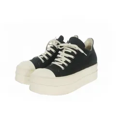 ダークシャドウ DRKSHDW Rick Owens 25AW DOUBLE BUMPER LOW SNEAKS ダブルバンパー 厚底 スニーカー 靴 44 ブラック/ミルク DU02E7832 BMO