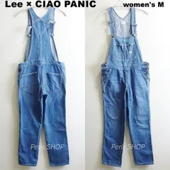 Lee × CIAOPANIC TYPY　（ リー × チャオパニック ）　オーバーオール　レディース M 相当　スリムテーパードデニム　サロペット　LL0154　ライトブルー