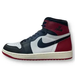 未使用 NIKE Air Jordan 1 Retro High OG Black Toe Reimagined エアジョーダン1 ナイキ DZ5485-106 27.5cm （89902A）