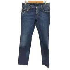 ディースクエアード DSQUARED2 ダメージ加工 ボタンフライデニムパンツ メンズ  46