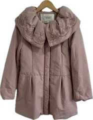  【美品】KOJI WATANABE STYLEコージワタナベスティル　ダウンコート　アウター　ピンク　レディース　9サイズ【Z1756】