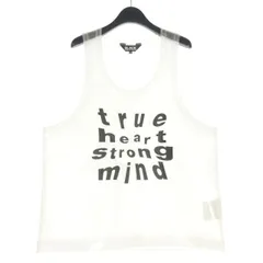 ブラックコムデギャルソン BLACK COMME des GARCONS PVC プリント タンクトップ M 1J-B002