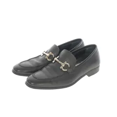 サルヴァトーレフェラガモ Salvatore Ferragamo ガンチーニ ビットローファー モカシン 靴 5.5 2E ブラック 黒