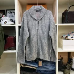 ヴィンテージ ジップアップ カーディガン XL