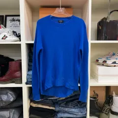 セオリー ブルー カシミアニット M