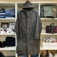 ポロ ラルフローレン カーキ ミリタリー フード マウンテンパーカー コート L