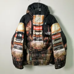 Supreme x THE NORTH FACE 800-フィル ハーフ ジップ フーディー プルオーバー Starship Square EDITION
