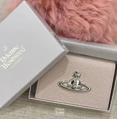 使用感 O ヴィヴィアン・ウエストウッド シルバー ピンク 財布