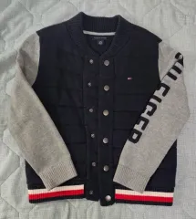 トミーヒルフィガー キッズ ニット カーディガン 6-7