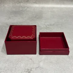 Cartier カルティエ 指輪ケース リングケース 空箱 ボックス 箱 ケース ジュエリーケース アクセサリーケース 保存箱 レッド 赤 純正 付属品