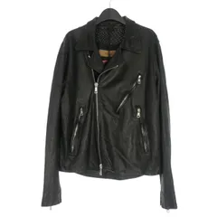 ジョルジオブラット GIORGIO BRATO 24SS パンチングレザー ダブルライダース ジャケット ブルゾン 46 ブラック 黒 GU24S9693HL136 イタリア製 国内正規
