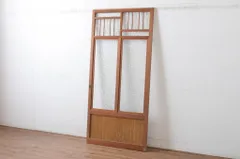▼現状販売▼ ガラス戸1枚 ヴィンテージ建具 昭和後期 昭和レトロ 4～7営業日前後で発送(※修理加工希望の方3ヶ月程で発送) R-065516